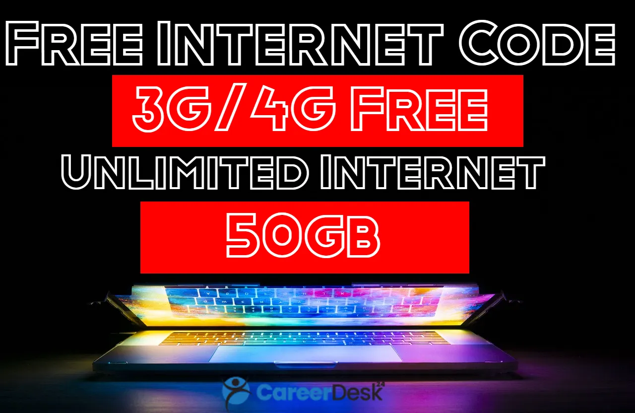 Free Internet Code 2022 3G/4G Free Unlimited Internet