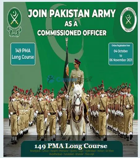 Join Pakistan Army As 2nd Lieutenant 149 PMA Long Course 2021