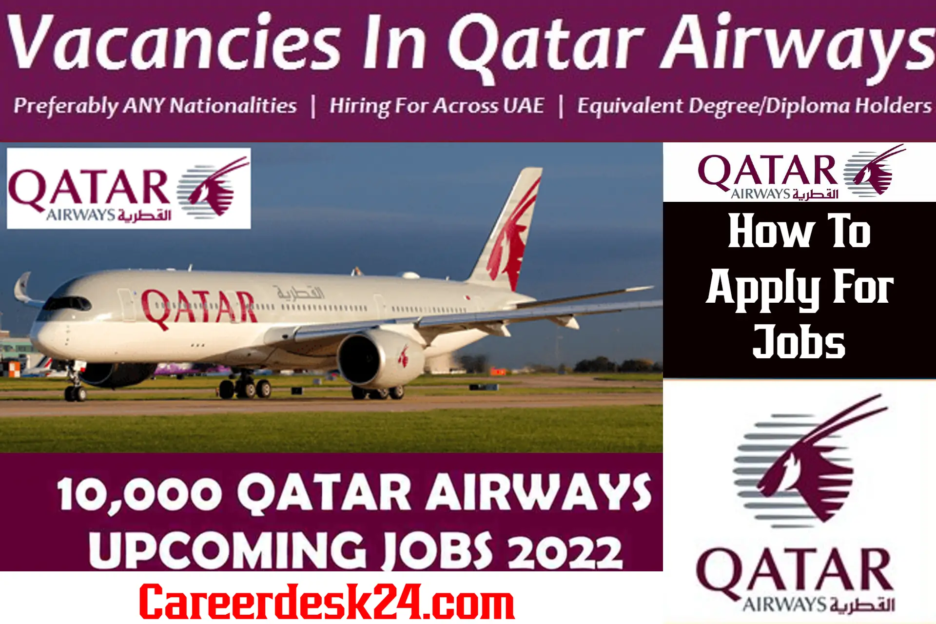 Qatar Airways Careers 10,000 Upcoming Jobs in Qatar Airways 2022