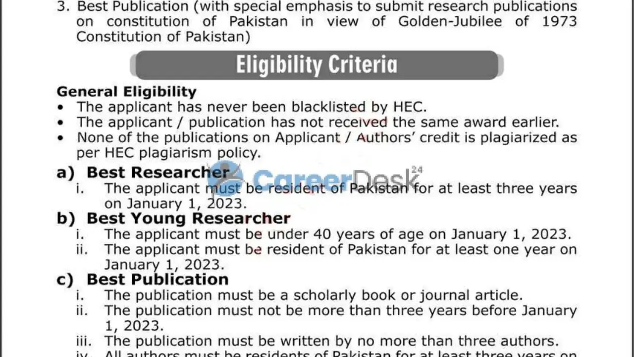Higher Education Commission Announced Latest HEC Jobs 2023
