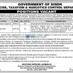 Excise and Taxation Latest Jobs 2023 in Pakistan