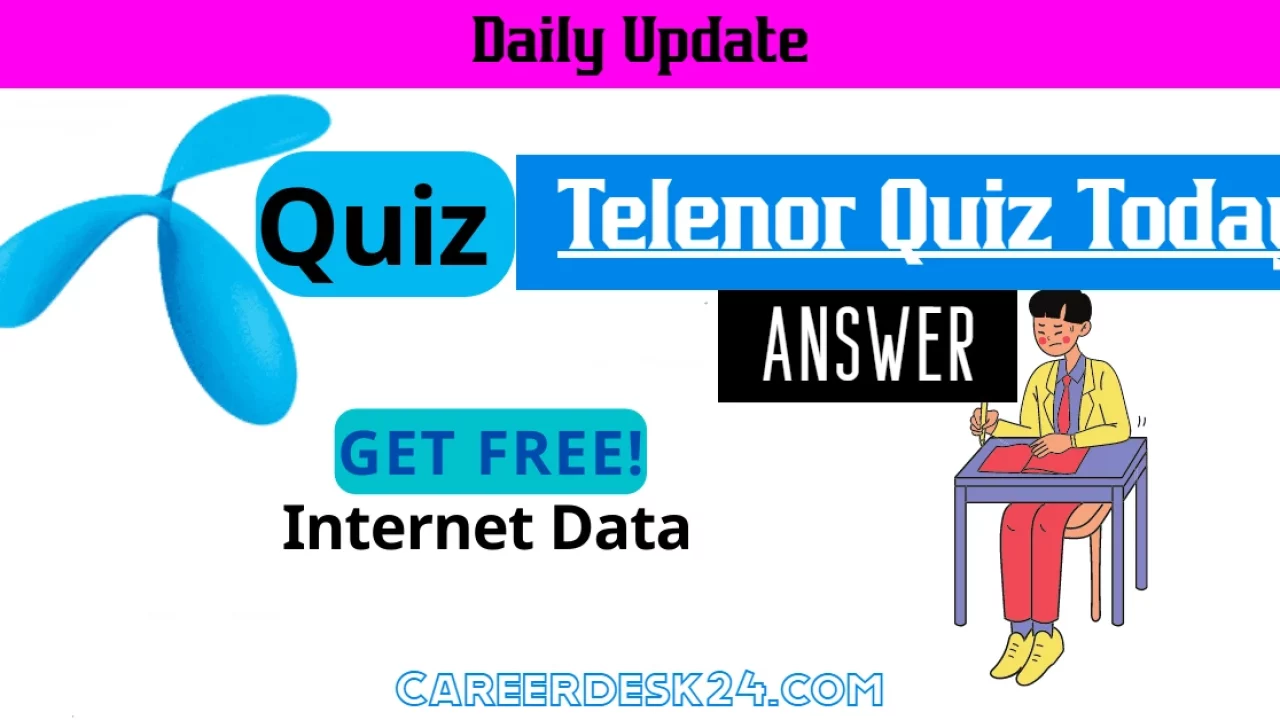 Telenor Quiz Today