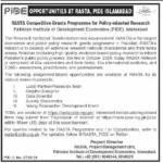 Latest PIDE Pakistan Institute of Development Economics Jobs 2023